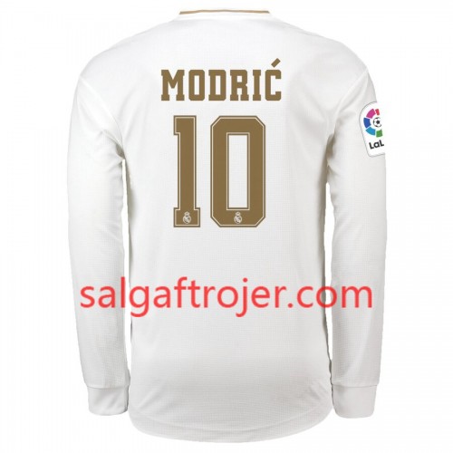 Real Madrid Fodboldtrøjer Luka Modrić 10 Hjemmebanesæt 2019/20 Langærmet Real Madrid Fodboldtrøjer Luka Modrić 10 Hjemmebanesæt 2019/20 Langærmet